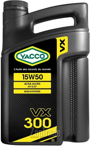 Купить моторное масло Yacco VX 300, в интернет-магазине в Санкт-Петербурге