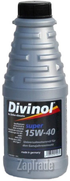 Купить моторное масло Divinol Super 15W-40, в интернет-магазине в Санкт-Петербурге