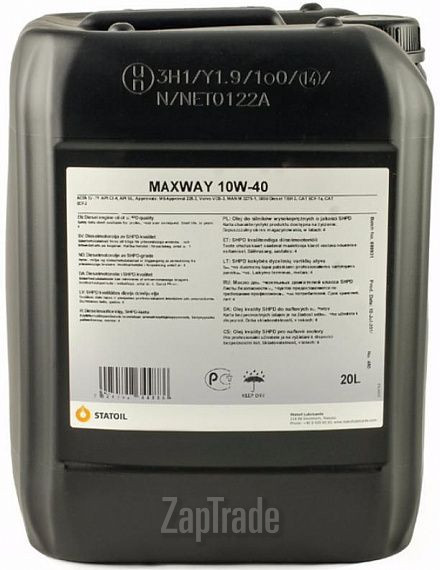 Купить моторное масло Statoil Maxway, в интернет-магазине в Санкт-Петербурге