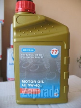 Купить моторное масло 77lubricants MOTOR OIL LE 5w-40, в интернет-магазине в Санкт-Петербурге