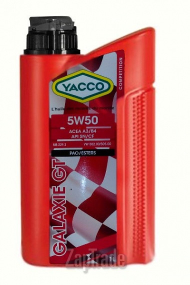 Купить моторное масло Yacco Galaxie GT, в интернет-магазине в Санкт-Петербурге
