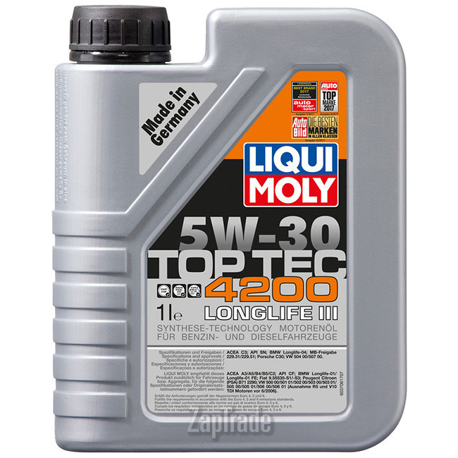 Купить моторное масло Liqui moly Top Tec 4200, в интернет-магазине в Санкт-Петербурге