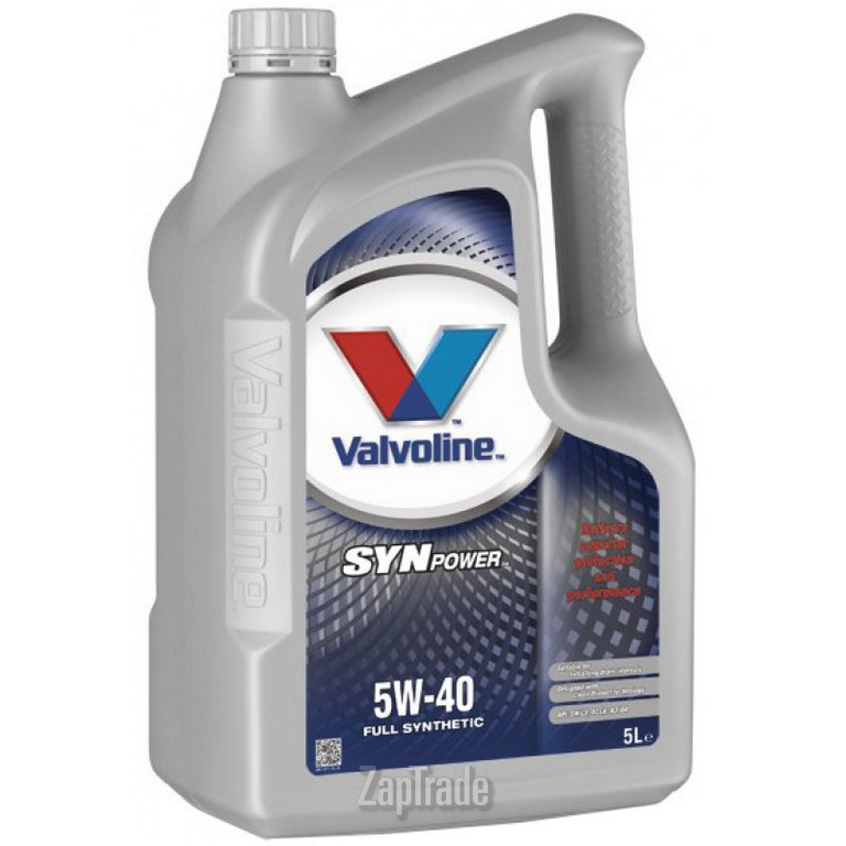 Купить моторное масло Valvoline SYNPOWER SAE 5W-40, 5л, в интернет-магазине в Санкт-Петербурге