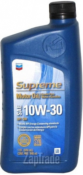 Купить моторное масло Chevron Supreme Motor Oil 10W-30, в интернет-магазине в Санкт-Петербурге