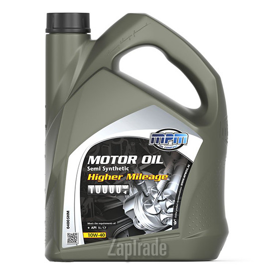 Купить моторное масло Mpm oil Semi Synthetic Higher Mileage, в интернет-магазине в Санкт-Петербурге