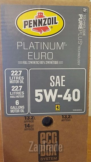 Купить моторное масло Pennzoil Platinum Euro, в интернет-магазине в Санкт-Петербурге