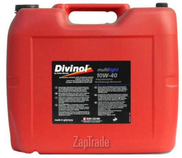 Купить моторное масло Divinol Multilight 10W-40, в интернет-магазине в Санкт-Петербурге