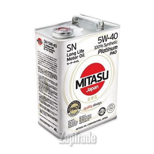 Купить моторное масло Mitasu Motor Oil 5W-40, в интернет-магазине в Санкт-Петербурге