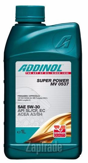 Купить моторное масло Addinol Super Power MV 0537, в интернет-магазине в Санкт-Петербурге