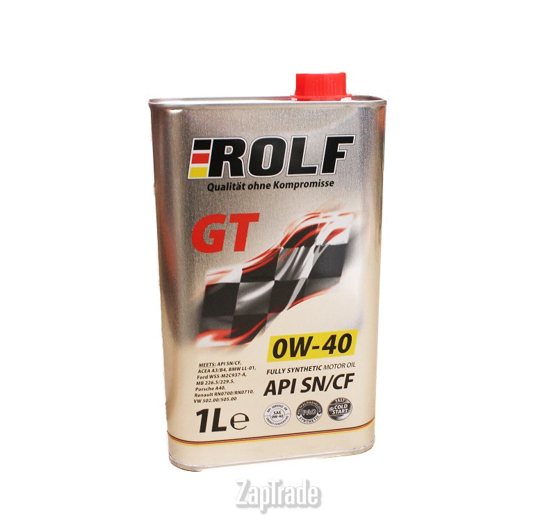Купить моторное масло Rolf GT SAE 0W-40, в интернет-магазине в Санкт-Петербурге
