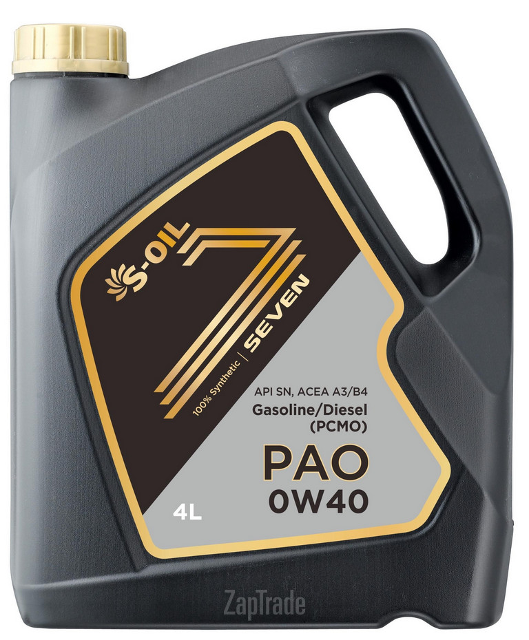 Купить моторное масло S-oil SEVEN PAO, в интернет-магазине в Санкт-Петербурге