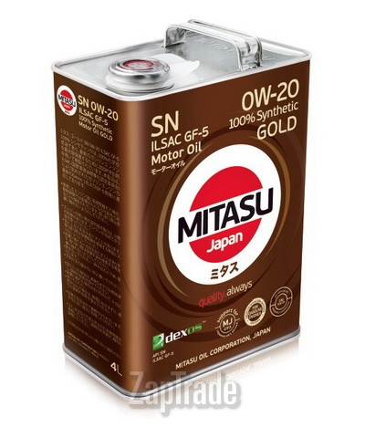 Купить моторное масло Mitasu GOLD 0W-20, в интернет-магазине в Санкт-Петербурге