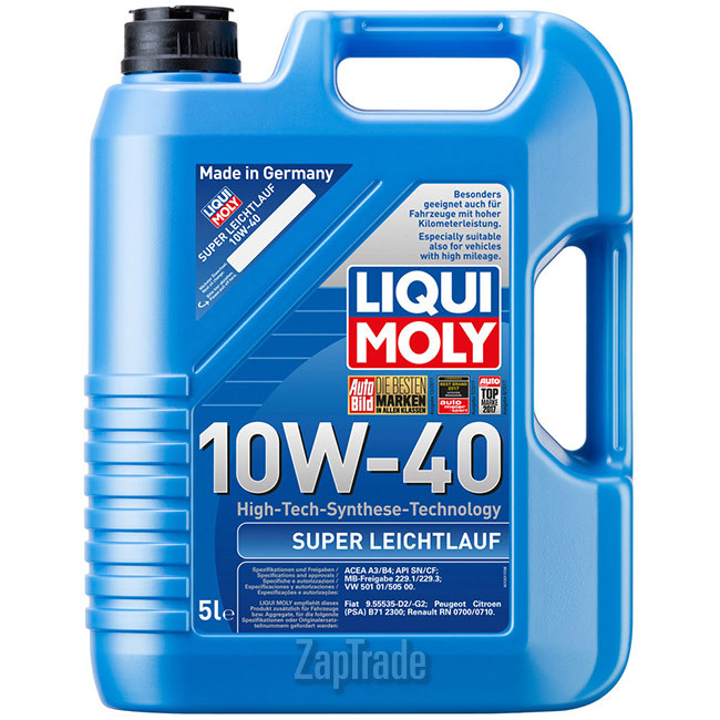 Купить моторное масло Liqui moly Super Leichtlauf, в интернет-магазине в Санкт-Петербурге