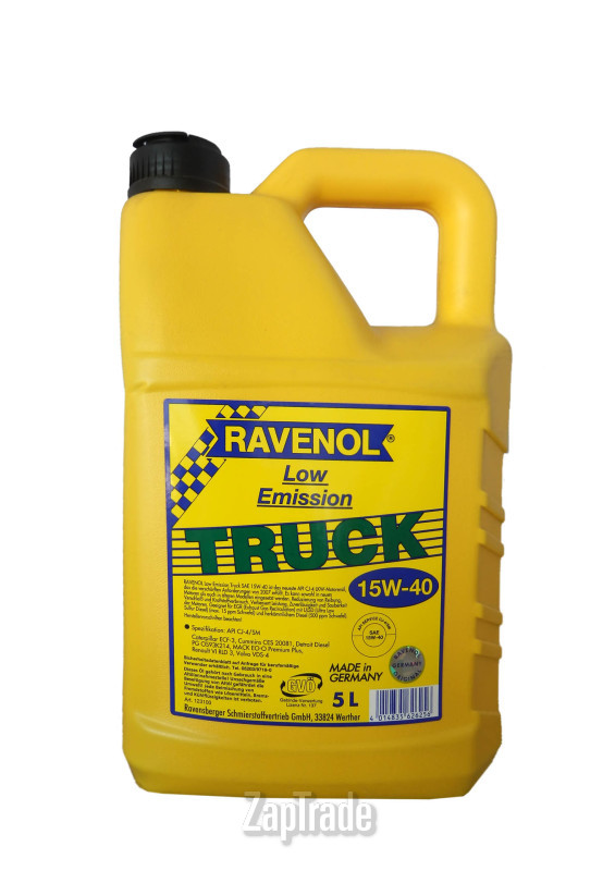 Купить моторное масло Ravenol Low Emission Truck, в интернет-магазине в Санкт-Петербурге