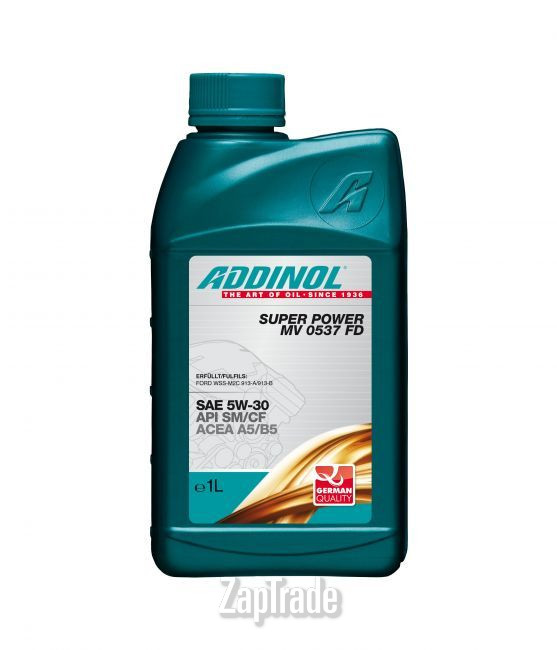 Купить моторное масло Addinol Super Power MV 0537 FD, в интернет-магазине в Санкт-Петербурге