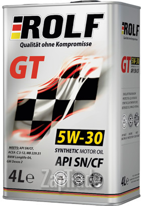 Купить моторное масло Rolf GT 5W-30 SN/CF, в интернет-магазине в Санкт-Петербурге