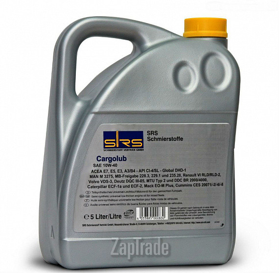 Купить моторное масло Srs Cargolub TFG 10W-40 UHPD, в интернет-магазине в Санкт-Петербурге