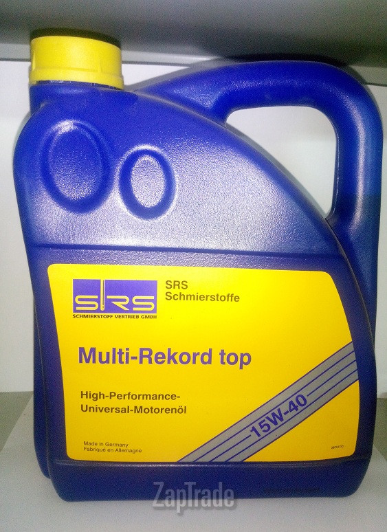 Купить моторное масло Srs Multi-Rekord top 15W-40, в интернет-магазине в Санкт-Петербурге