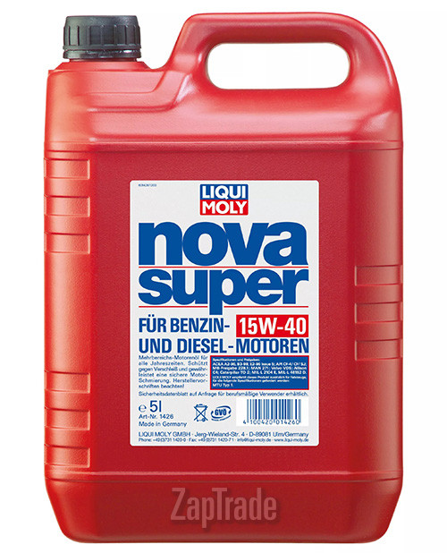 Купить моторное масло Liqui moly Nova Super, в интернет-магазине в Санкт-Петербурге