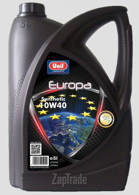 Купить моторное масло Unil EUROPA 10W40, в интернет-магазине в Санкт-Петербурге