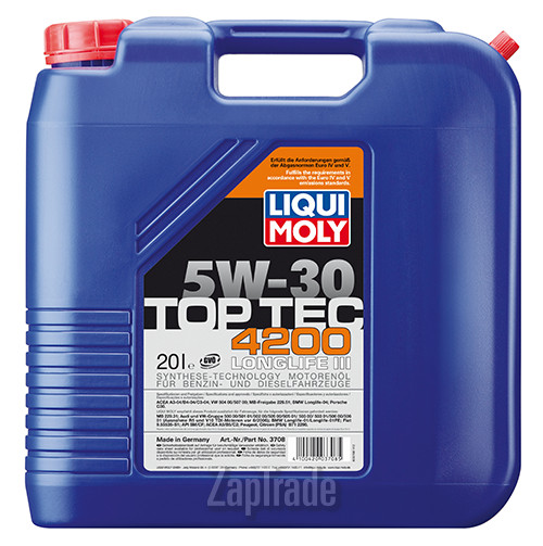 Купить моторное масло Liqui moly Top Tec 4200, в интернет-магазине в Санкт-Петербурге