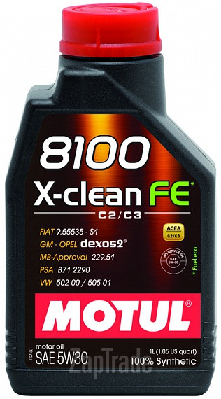 Купить моторное масло Motul 8100 X-Clean FE, в интернет-магазине в Санкт-Петербурге