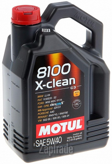 Купить моторное масло Motul 8100 X-Clean, в интернет-магазине в Санкт-Петербурге