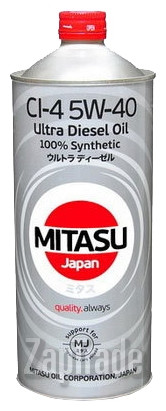 Купить моторное масло Mitasu ULTRA DIESEL 5W-40, в интернет-магазине в Санкт-Петербурге
