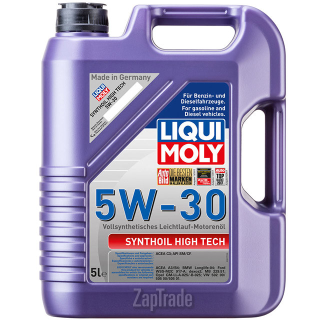 Купить моторное масло Liqui moly Synthoil High Tech, в интернет-магазине в Санкт-Петербурге