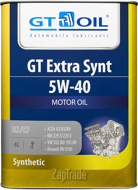 Купить моторное масло Gt oil GT Extra Synt, в интернет-магазине в Санкт-Петербурге