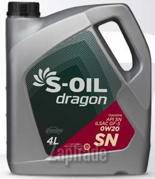 Купить моторное масло S-oil DRAGON SN, в интернет-магазине в Санкт-Петербурге