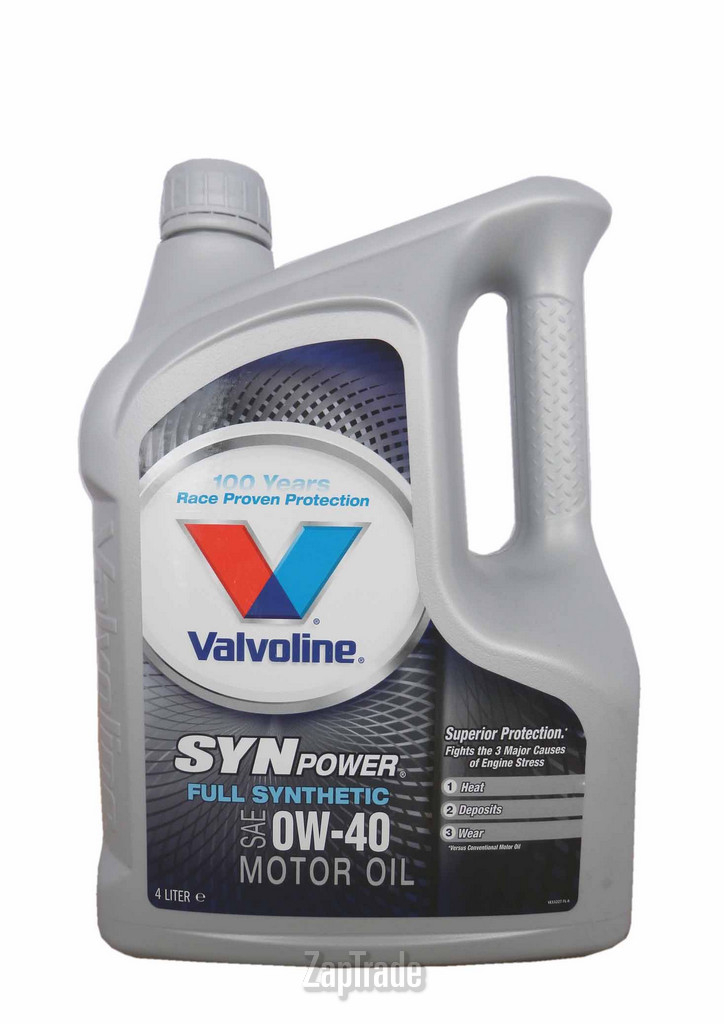 Купить моторное масло Valvoline SYNPOWER SAE 0W-40, 4л, в интернет-магазине в Санкт-Петербурге