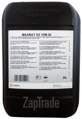 Купить моторное масло Statoil Maxway E9, в интернет-магазине в Санкт-Петербурге