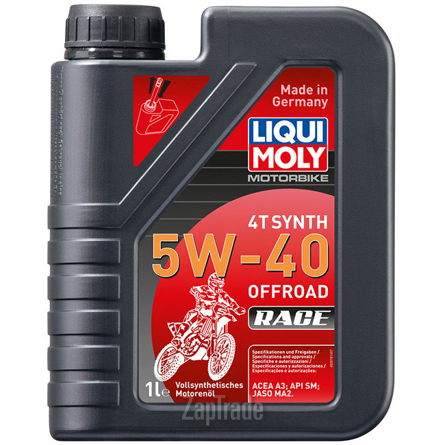 Купить моторное масло Liqui moly Motorbike 4T Synth Offroad Race, в интернет-магазине в Санкт-Петербурге