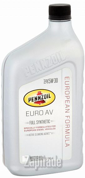 Купить моторное масло Pennzoil Euro AV, в интернет-магазине в Санкт-Петербурге