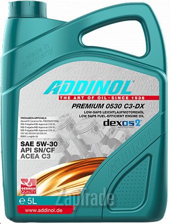 Купить моторное масло Addinol Premium 0530 C3-DX, в интернет-магазине в Санкт-Петербурге