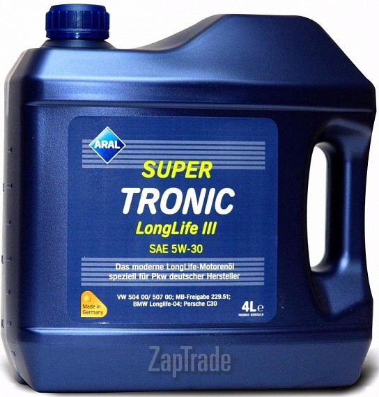 Купить моторное масло Aral SuperTronic Longlife III, в интернет-магазине в Санкт-Петербурге