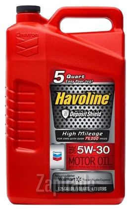 Купить моторное масло Chevron Havoline High Mileage 5W-30, в интернет-магазине в Санкт-Петербурге