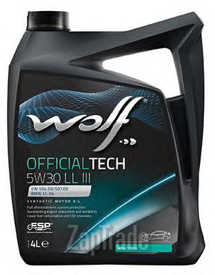 Купить моторное масло Wolf OFFICIALTECH 5W30 LL III, в интернет-магазине в Санкт-Петербурге