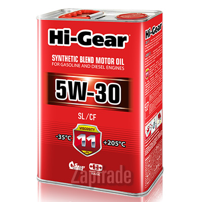 Купить моторное масло Hi-gear SAE 5W-30 API SL/CF, в интернет-магазине в Санкт-Петербурге