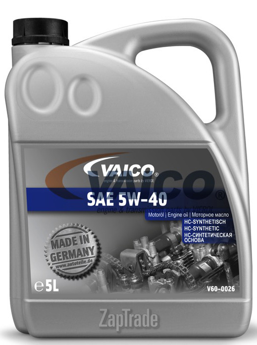 Купить моторное масло Vaico SAE 5W-40, в интернет-магазине в Санкт-Петербурге