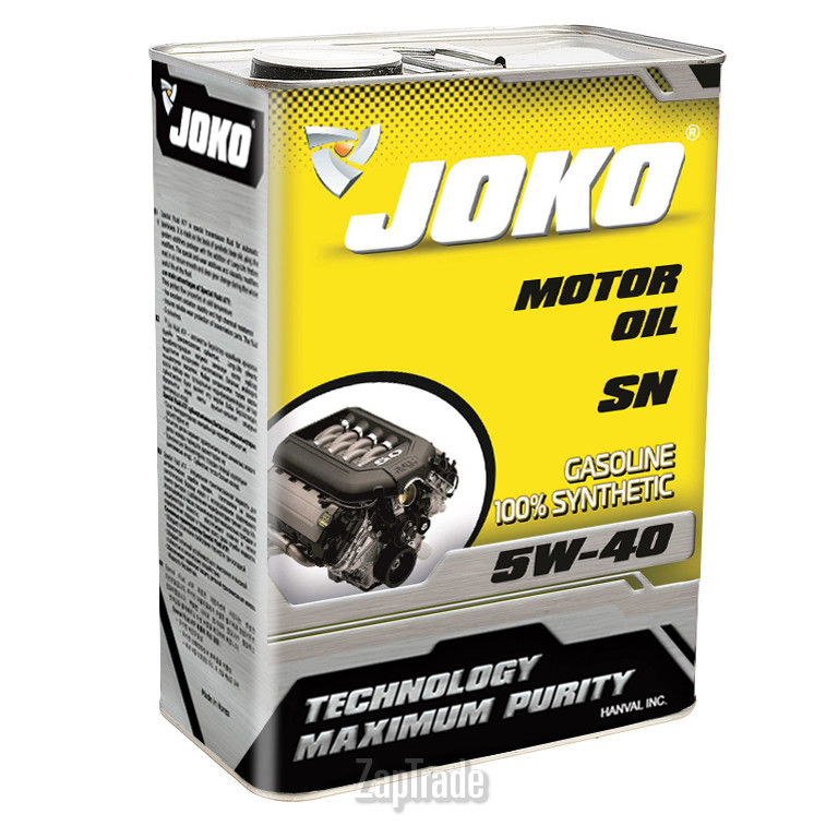 Купить моторное масло Joko GASOLINE 100% Synthetic, в интернет-магазине в Санкт-Петербурге