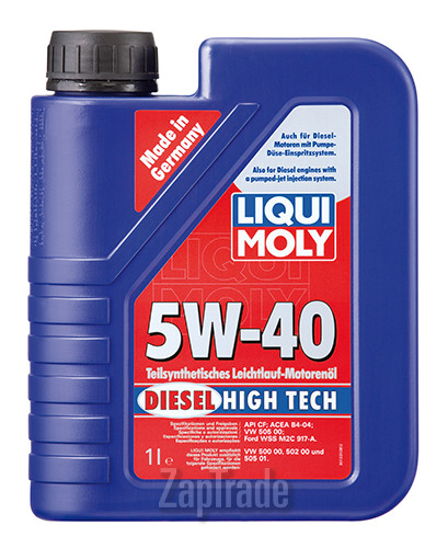 Купить моторное масло Liqui moly Diesel High Tech, в интернет-магазине в Санкт-Петербурге