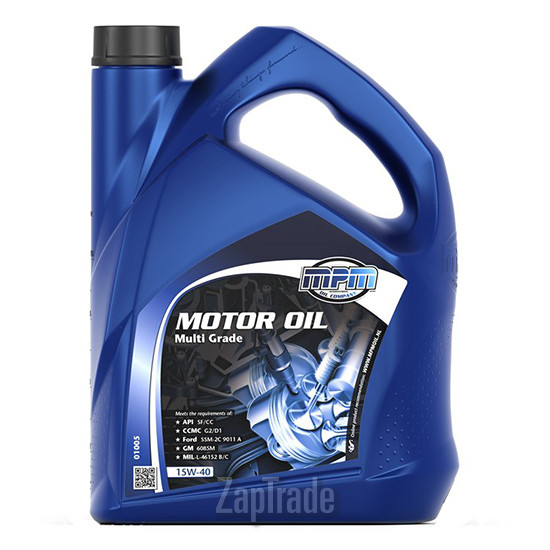 Купить моторное масло Mpm oil Multi Grade, в интернет-магазине в Санкт-Петербурге