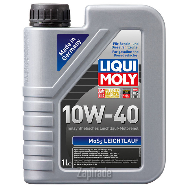 Купить моторное масло Liqui moly MoS2 Leichtlauf, в интернет-магазине в Санкт-Петербурге