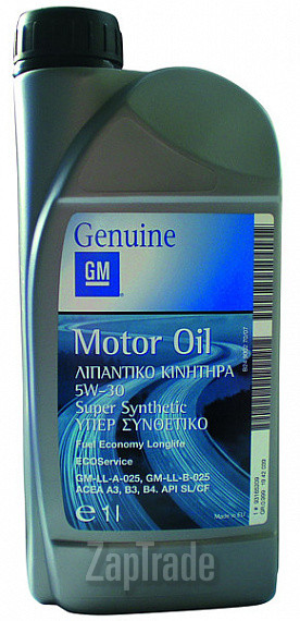 Купить моторное масло General motors GM Motor Oil Super Synthetic, в интернет-магазине в Санкт-Петербурге