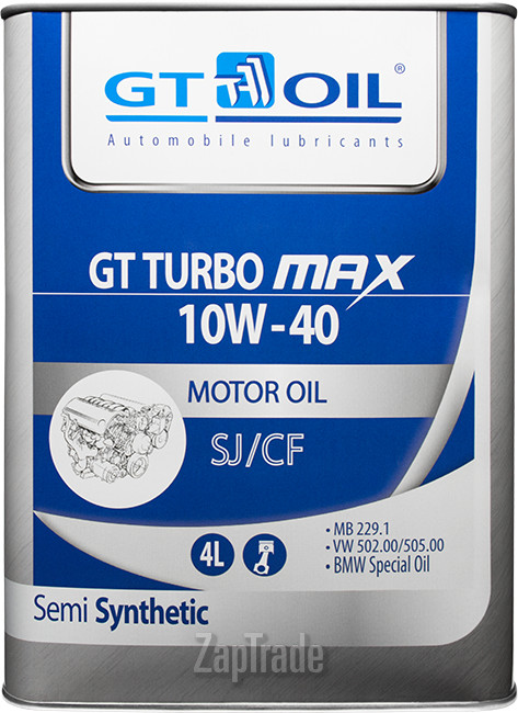 Купить моторное масло Gt oil GT Turbo MAX, в интернет-магазине в Санкт-Петербурге