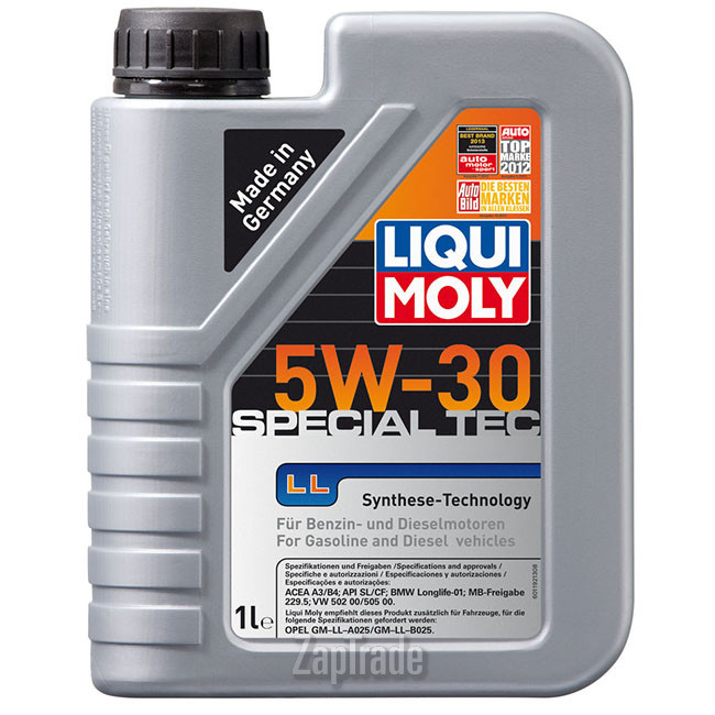 Купить моторное масло Liqui moly Special Tec LL, в интернет-магазине в Санкт-Петербурге