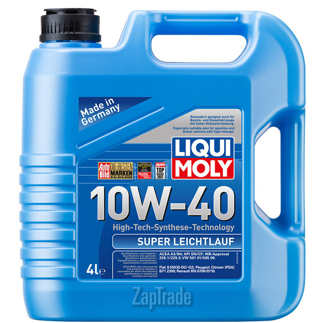Купить моторное масло Liqui moly Super Leichtlauf, в интернет-магазине в Санкт-Петербурге