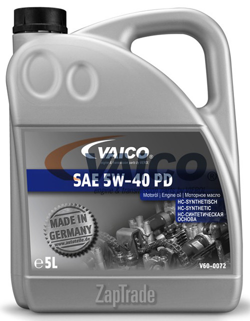 Купить моторное масло Vaico 5 W-40 PD, в интернет-магазине в Санкт-Петербурге